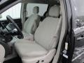 2012 Dodge Grand Caravan Black/Light Graystone Interior Front Seat Photo