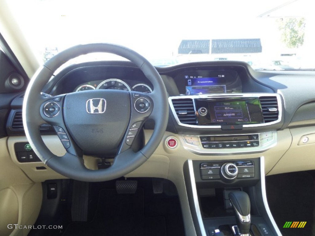 2014 Accord Touring Sedan - White Orchid Pearl / Ivory photo #15