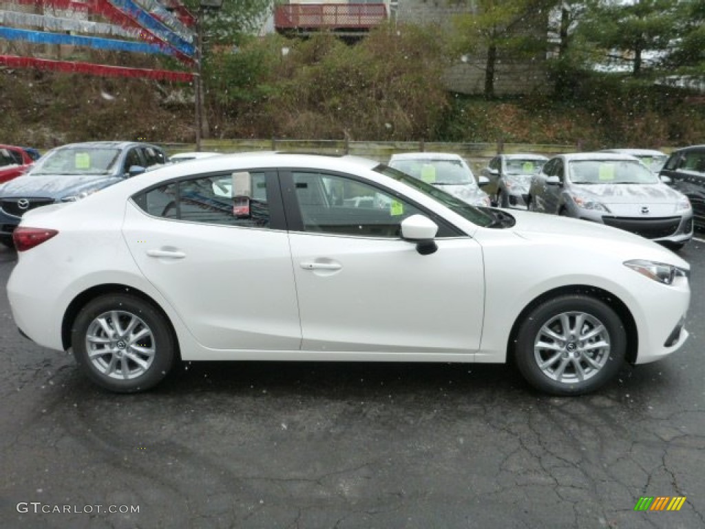 Snowflake White Pearl 2014 Mazda MAZDA3 i Grand Touring 4 Door Exterior Photo #89285005