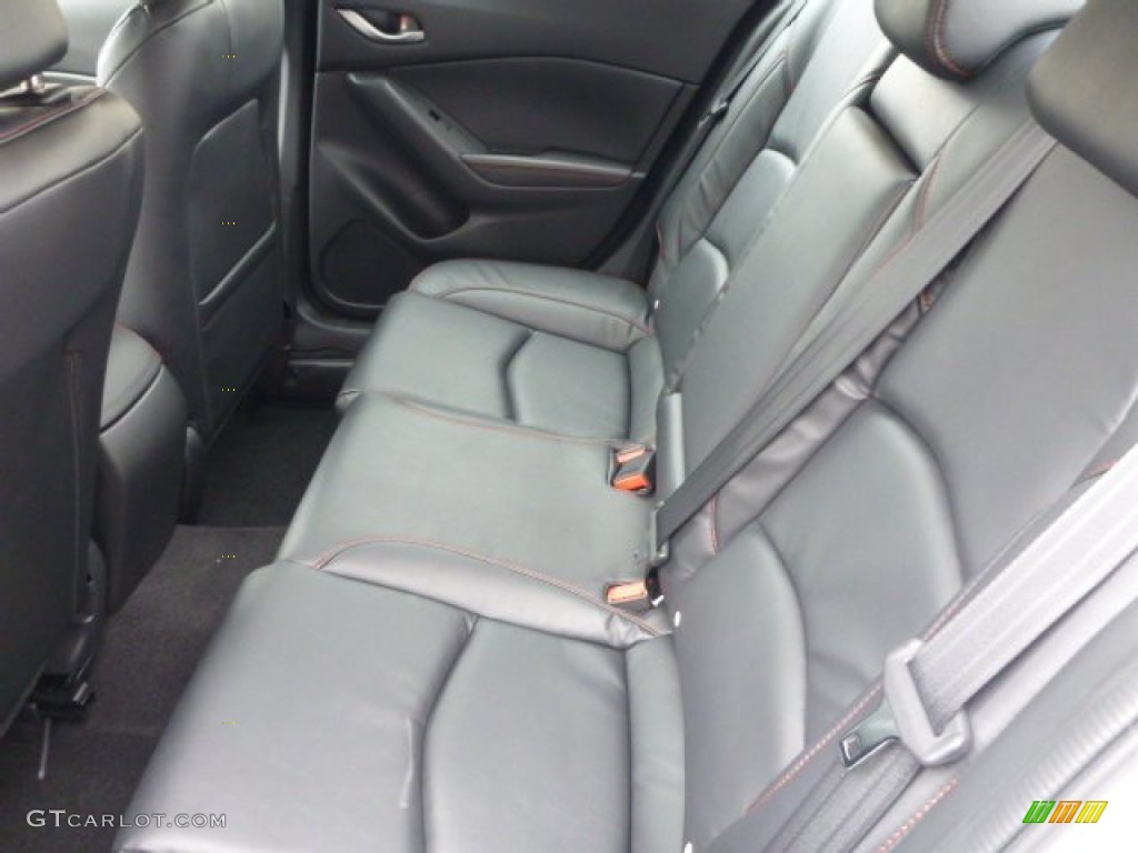 Black Interior 2014 Mazda MAZDA3 i Grand Touring 4 Door Photo #89285112
