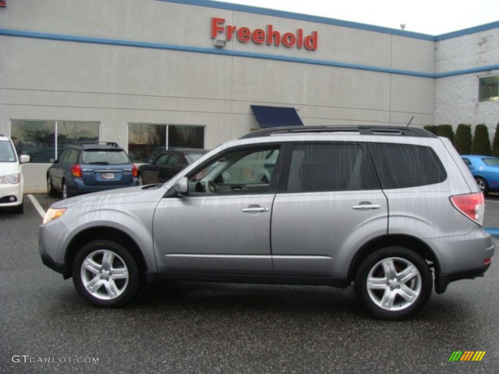 2010 Forester 2.5 X Limited - Steel Silver Metallic / Platinum photo #8