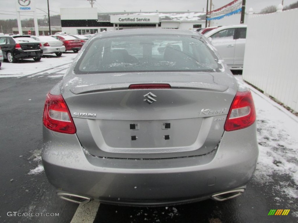 2011 Kizashi GTS AWD - Azure Gray Metallic / Black photo #5