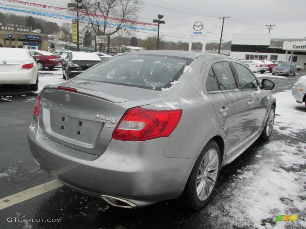 2011 Kizashi GTS AWD - Azure Gray Metallic / Black photo #7