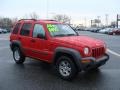 2004 Flame Red Jeep Liberty Sport 4x4  photo #3