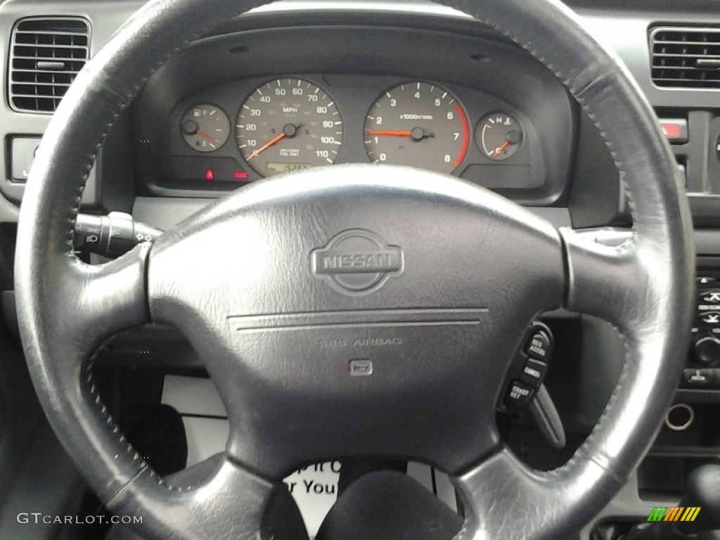 2000 Nissan Xterra XE V6 4x4 Sage Steering Wheel Photo #89286765