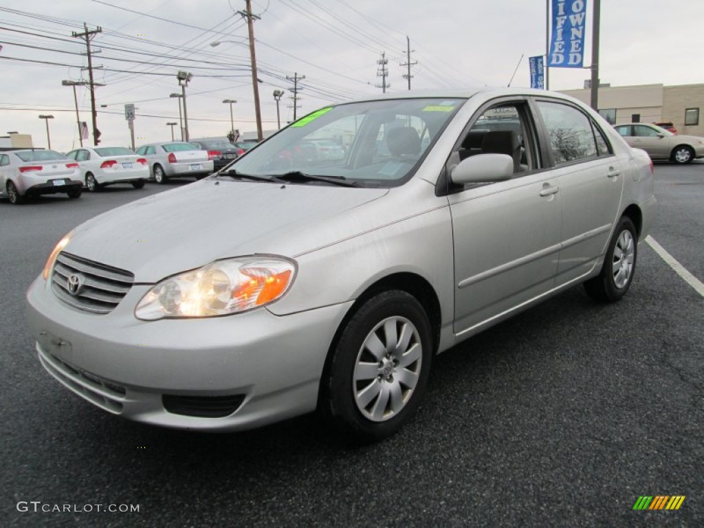 2003 Corolla LE - Lunar Mist Metallic / Light Gray photo #2