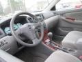 2003 Toyota Corolla Light Gray Interior Prime Interior Photo