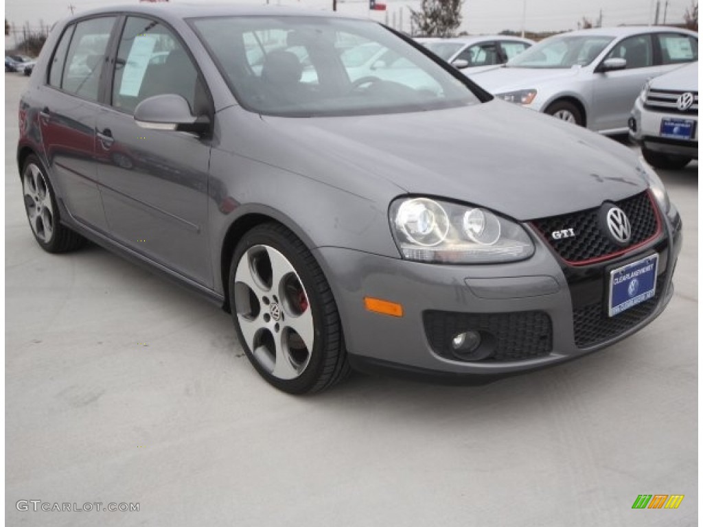 2009 GTI 4 Door - United Grey Metallic / Interlagos Black Cloth photo #1