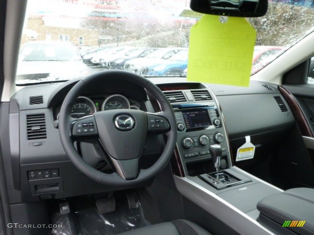 2014 Mazda CX-9 Grand Touring AWD Black Dashboard Photo #89287797