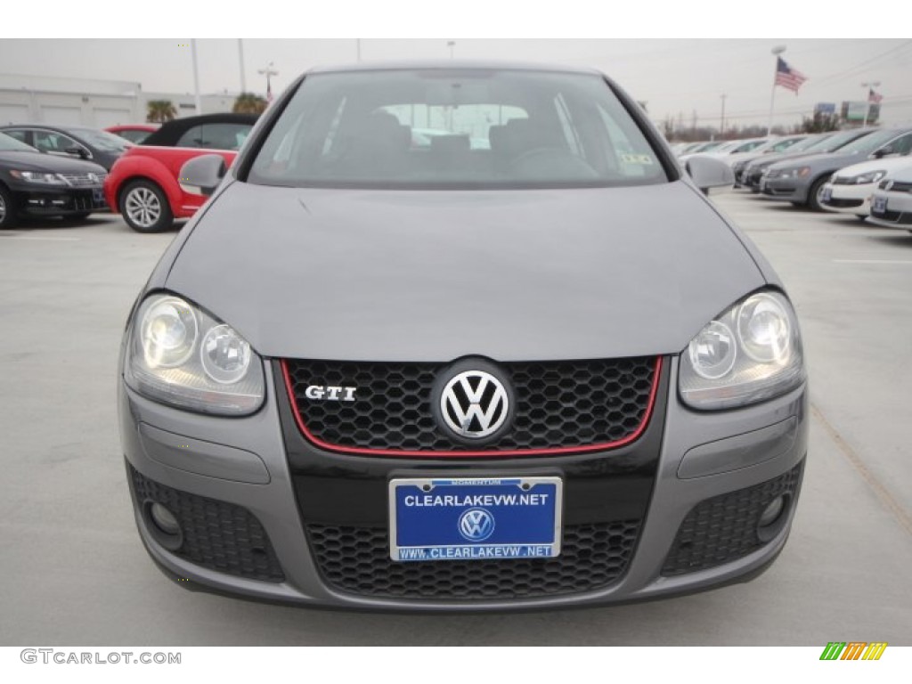 2009 GTI 4 Door - United Grey Metallic / Interlagos Black Cloth photo #2