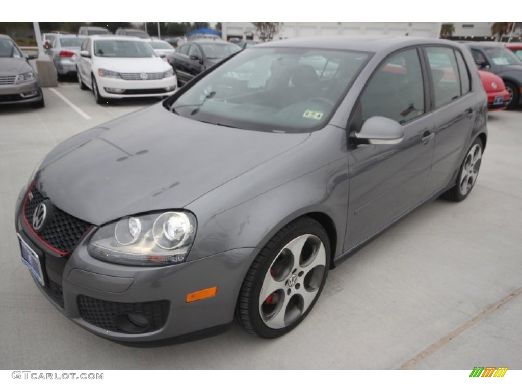 2009 GTI 4 Door - United Grey Metallic / Interlagos Black Cloth photo #3