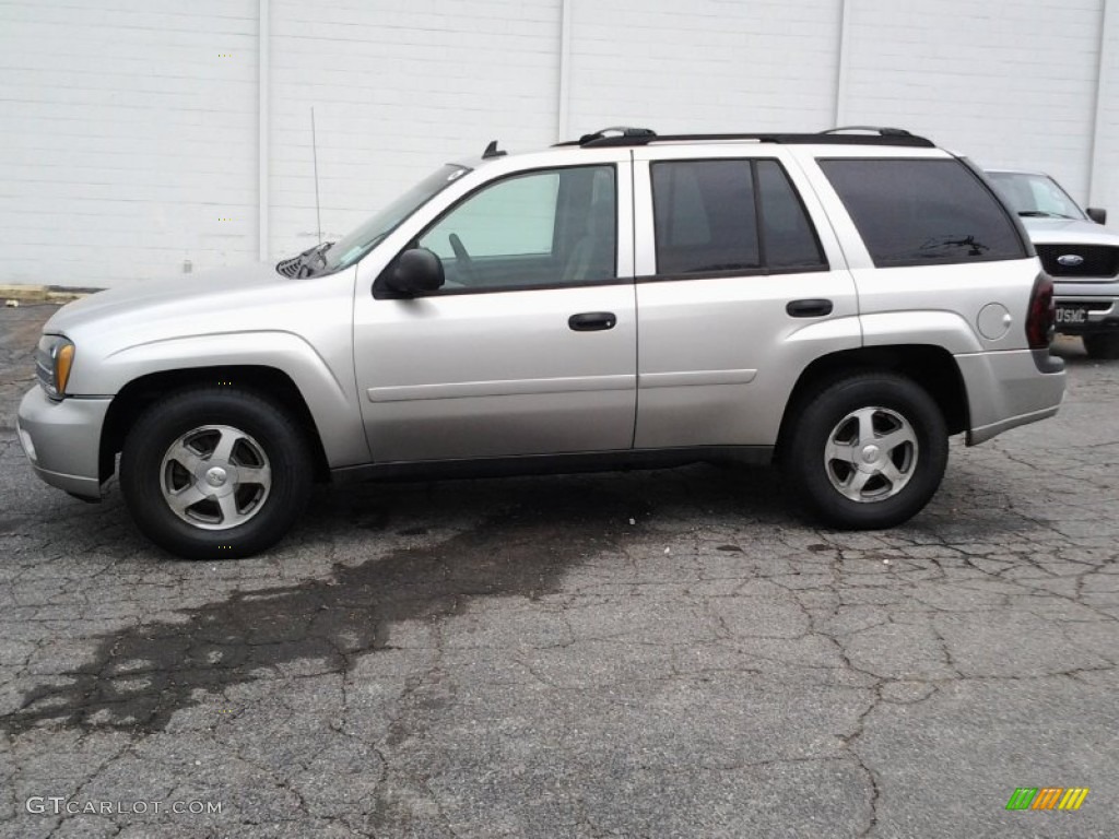 Silverstone Metallic 2006 Chevrolet TrailBlazer LS 4x4 Exterior Photo #89287860