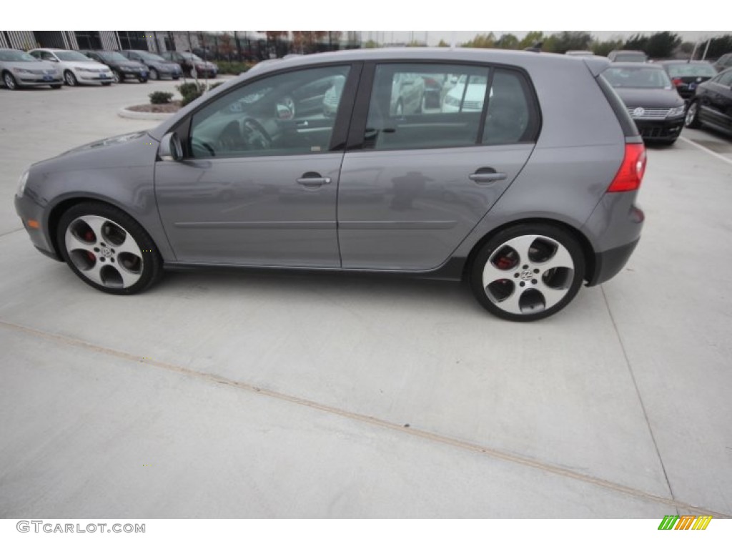 2009 GTI 4 Door - United Grey Metallic / Interlagos Black Cloth photo #5