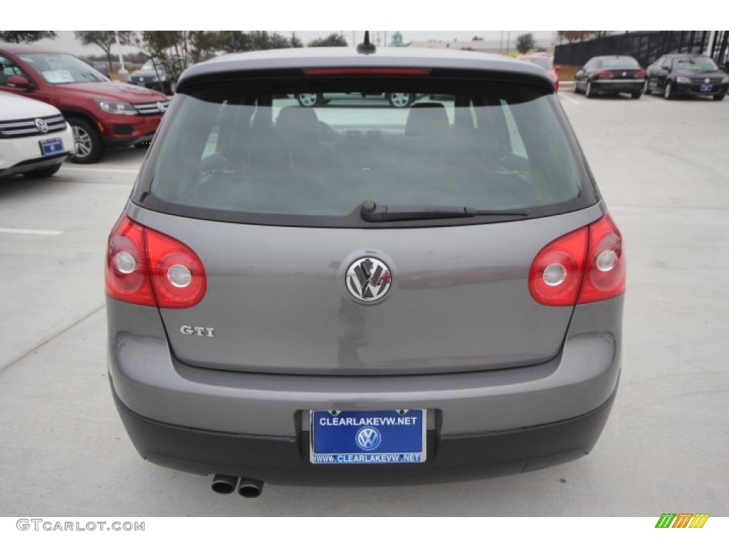 2009 GTI 4 Door - United Grey Metallic / Interlagos Black Cloth photo #7