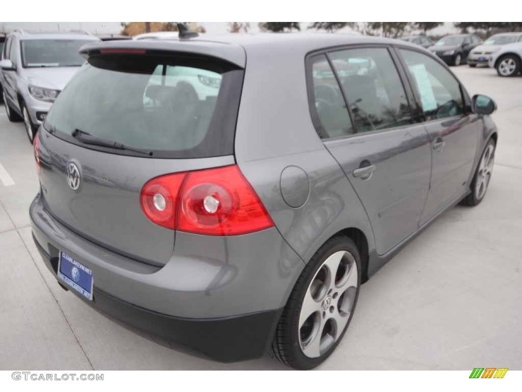 2009 GTI 4 Door - United Grey Metallic / Interlagos Black Cloth photo #8