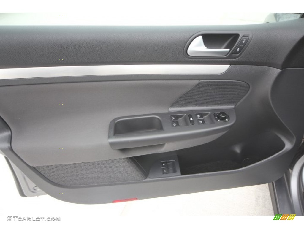 2009 GTI 4 Door - United Grey Metallic / Interlagos Black Cloth photo #10