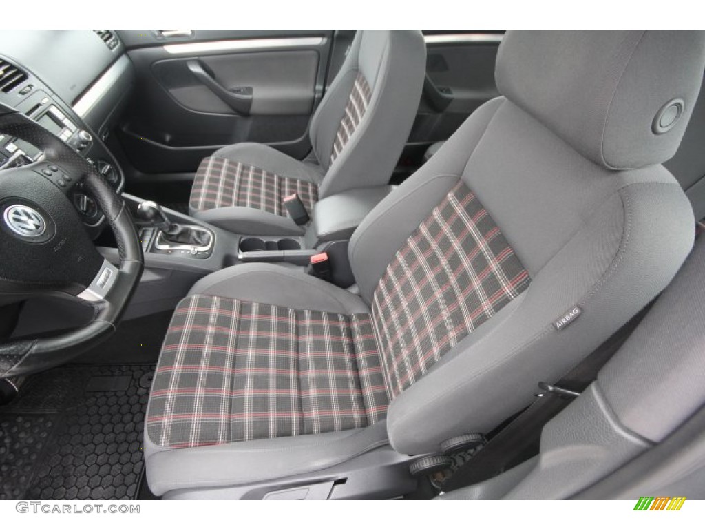 2009 GTI 4 Door - United Grey Metallic / Interlagos Black Cloth photo #12