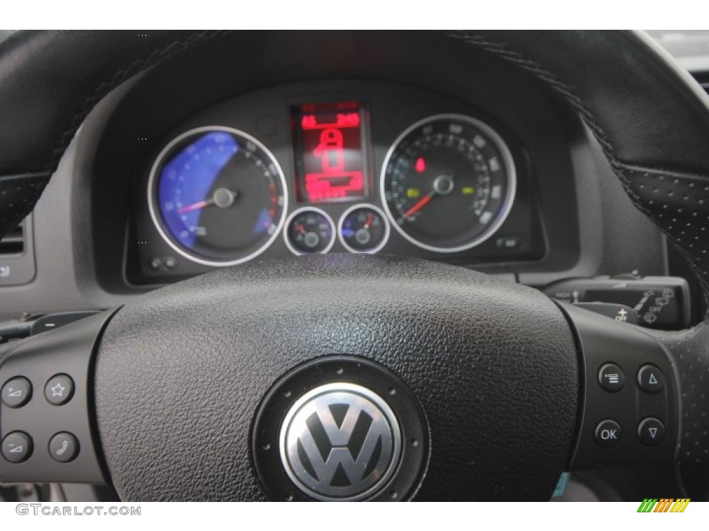 2009 GTI 4 Door - United Grey Metallic / Interlagos Black Cloth photo #22