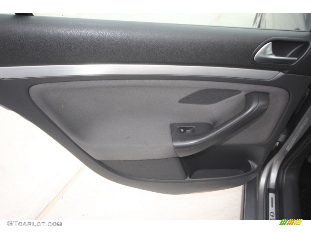 2009 GTI 4 Door - United Grey Metallic / Interlagos Black Cloth photo #24
