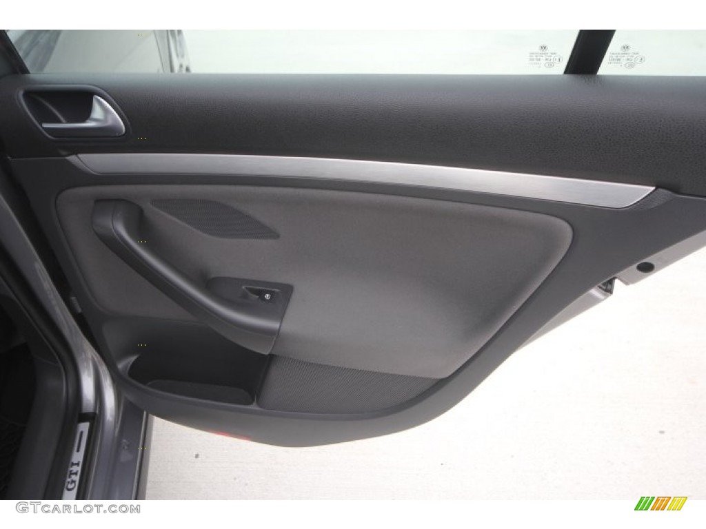 2009 GTI 4 Door - United Grey Metallic / Interlagos Black Cloth photo #29