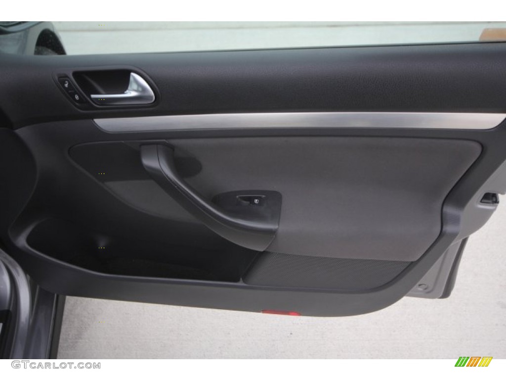 2009 GTI 4 Door - United Grey Metallic / Interlagos Black Cloth photo #31