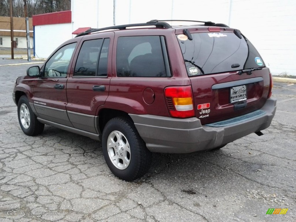 2003 Grand Cherokee Laredo 4x4 - Dark Garnet Red Pearl / Sandstone photo #7