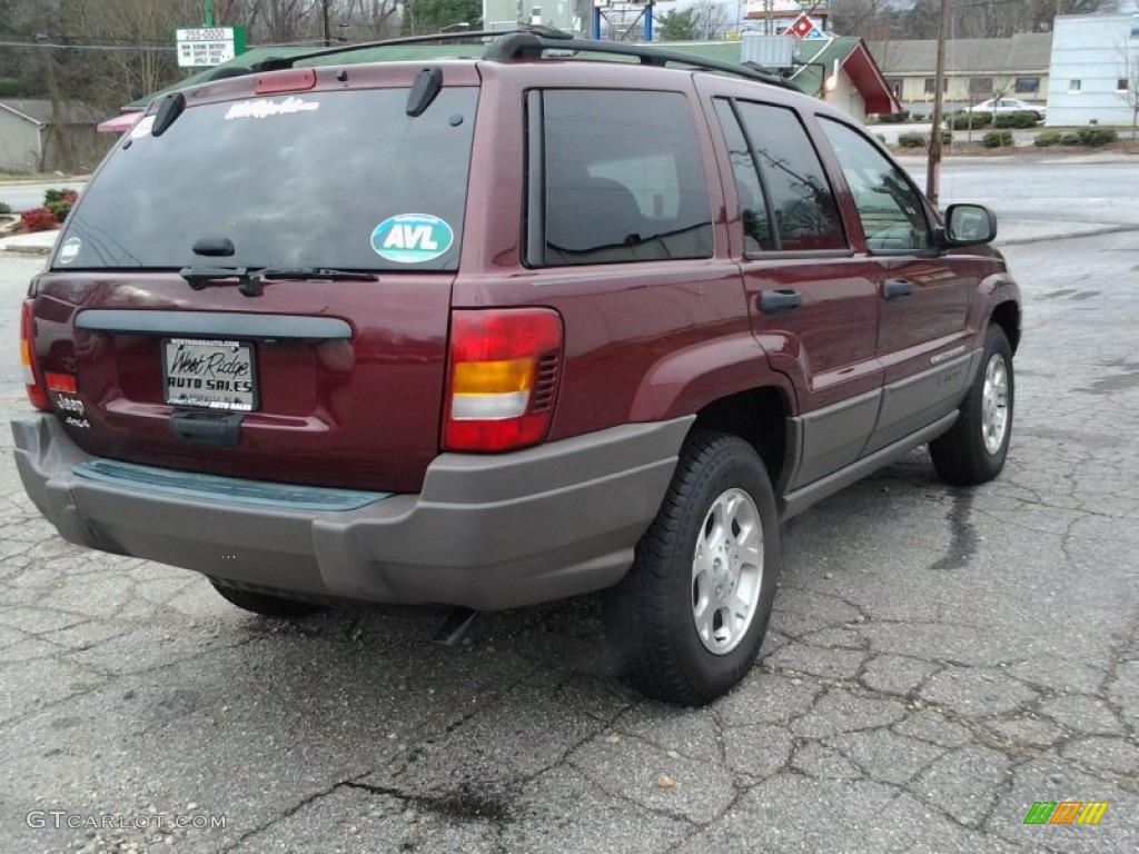 2003 Grand Cherokee Laredo 4x4 - Dark Garnet Red Pearl / Sandstone photo #9