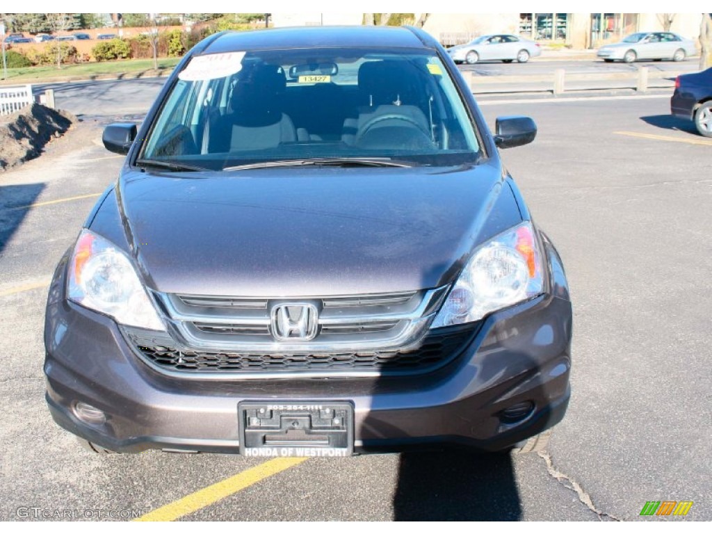 2011 CR-V LX 4WD - Urban Titanium Metallic / Black photo #2