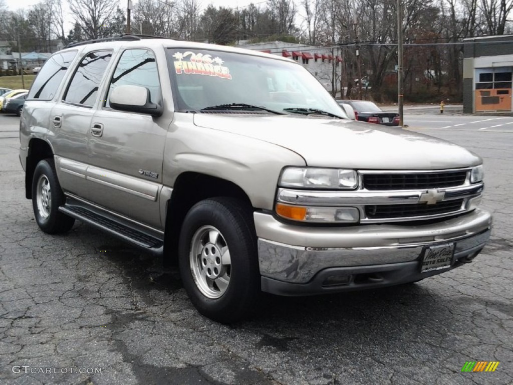 2001 Tahoe LT 4x4 - Light Pewter Metallic / Tan/Neutral photo #1