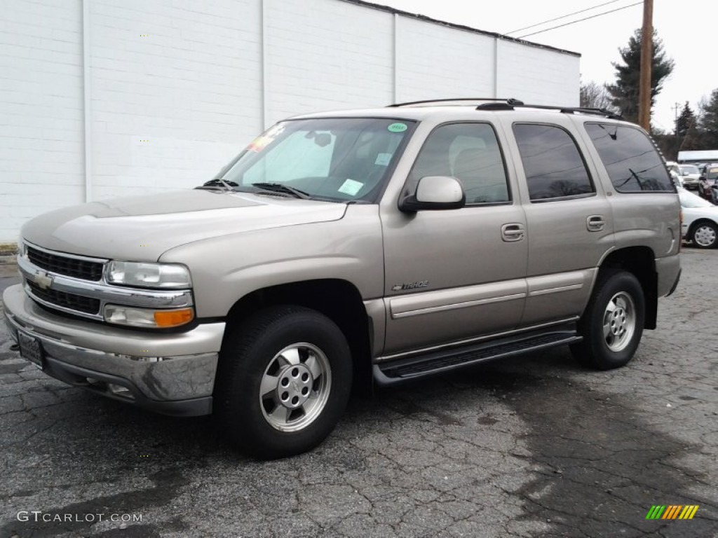 2001 Tahoe LT 4x4 - Light Pewter Metallic / Tan/Neutral photo #7