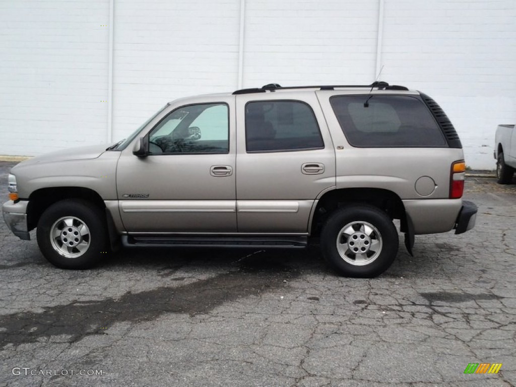 2001 Tahoe LT 4x4 - Light Pewter Metallic / Tan/Neutral photo #8