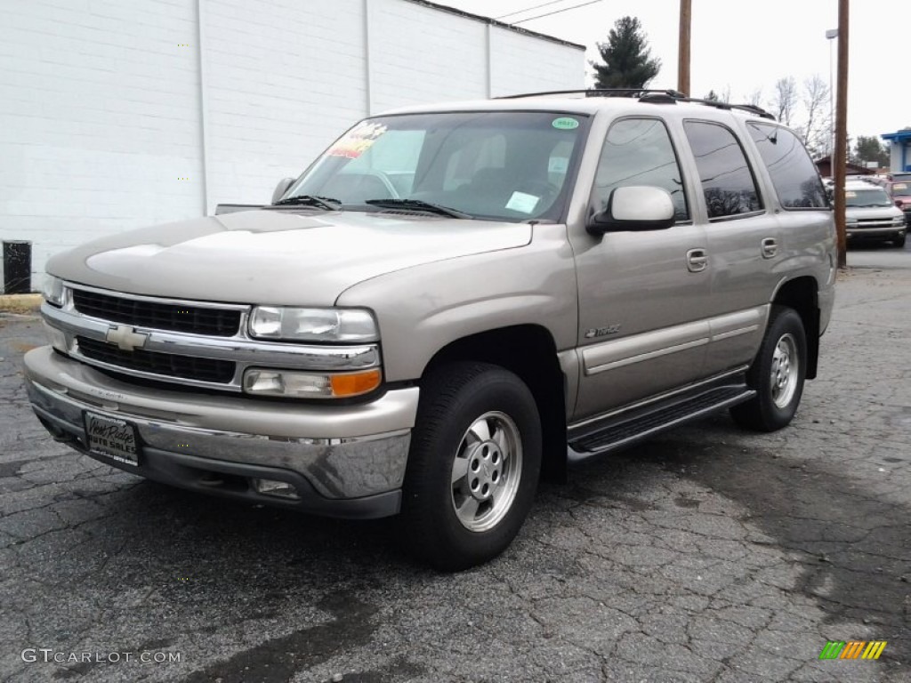 2001 Tahoe LT 4x4 - Light Pewter Metallic / Tan/Neutral photo #12