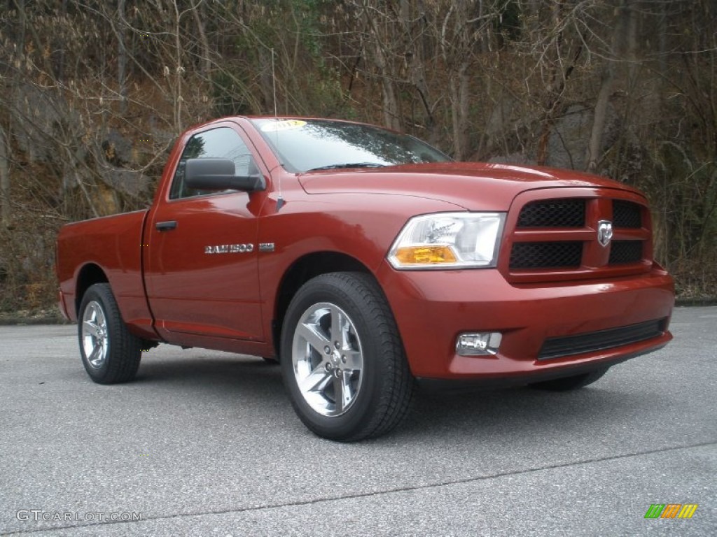 Deep Cherry Red Crystal Pearl Dodge Ram 1500