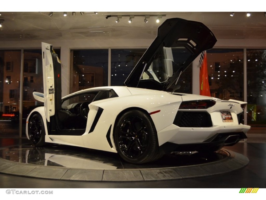 2012 Aventador LP 700-4 - Bianco Isis / Nero Ade photo #13