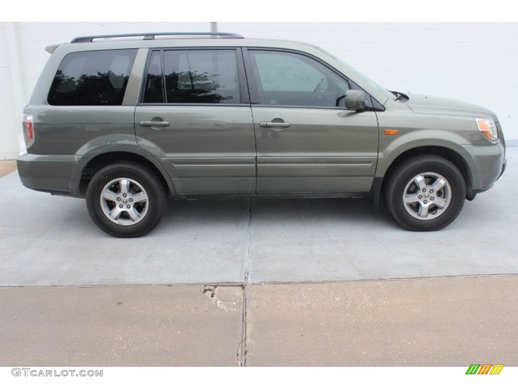 Aberdeen Green Metallic 2007 Honda Pilot EX-L Exterior Photo #89291658