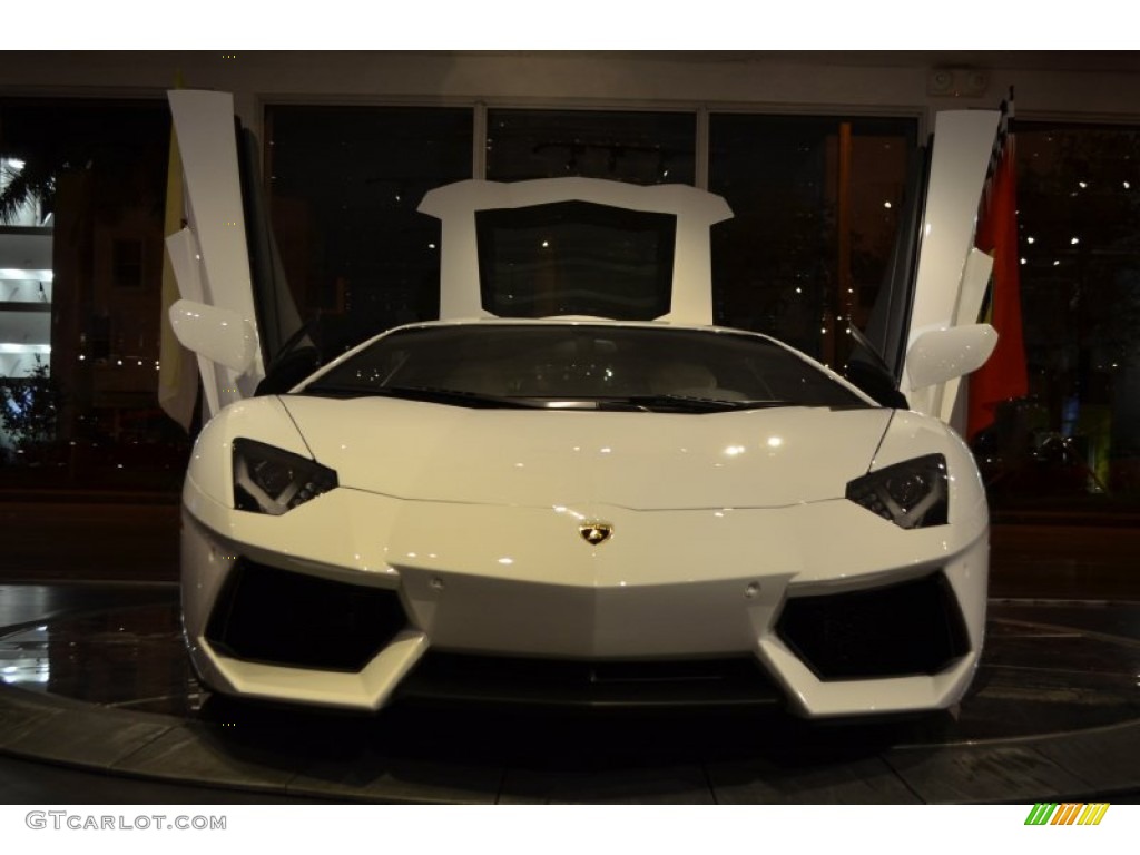 2012 Aventador LP 700-4 - Bianco Isis / Nero Ade photo #30