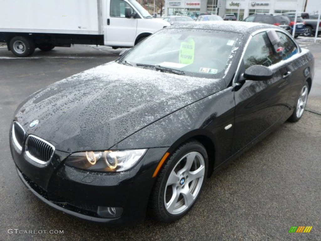 2008 3 Series 328i Convertible - Jet Black / Saddle Brown/Black photo #3