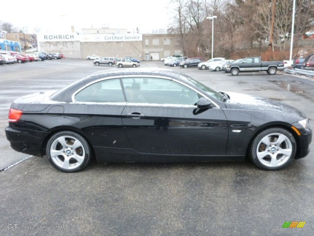 2008 3 Series 328i Convertible - Jet Black / Saddle Brown/Black photo #10