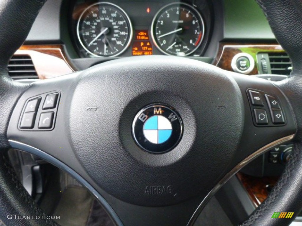 2008 3 Series 328i Convertible - Jet Black / Saddle Brown/Black photo #20