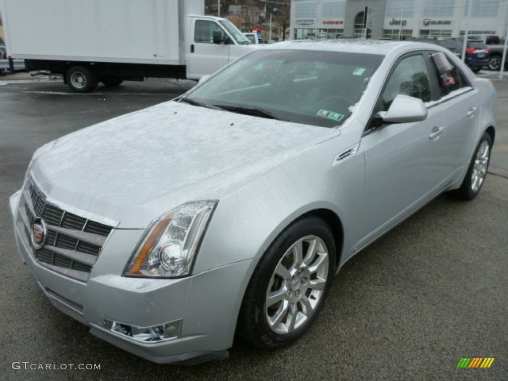 2009 CTS 4 AWD Sedan - Radiant Silver / Ebony photo #3