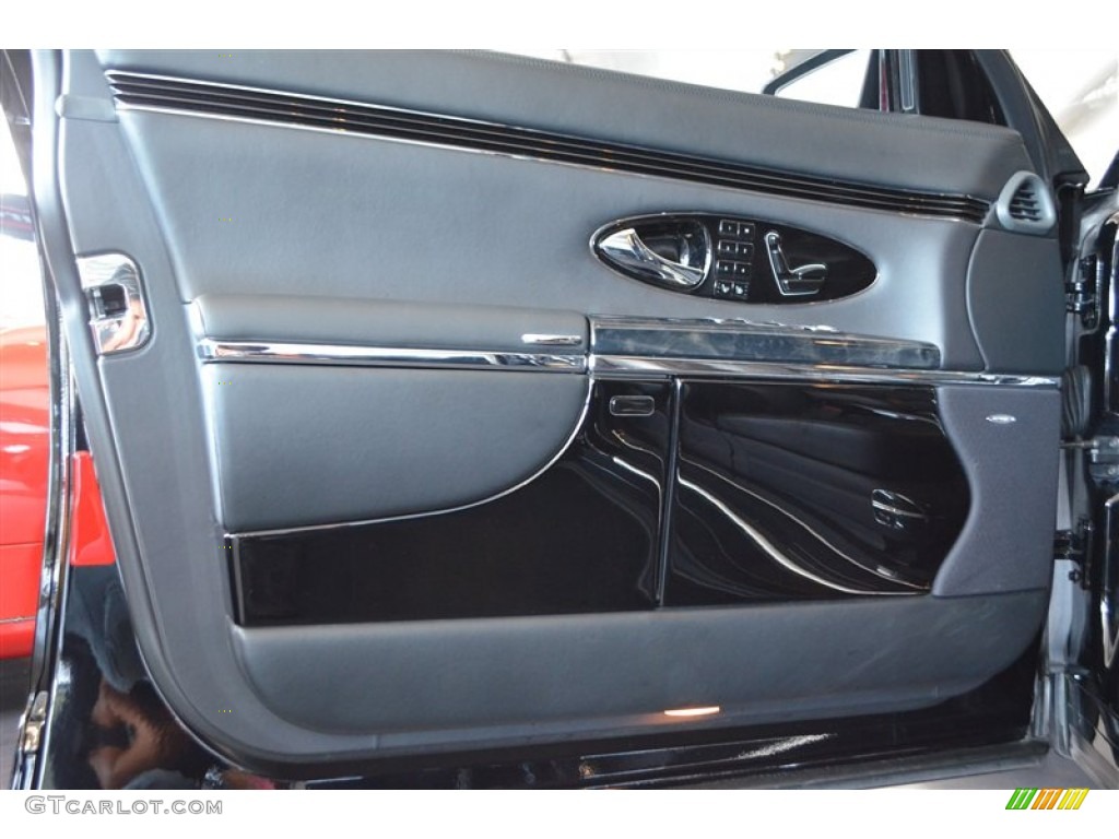 2010 Maybach 57 S Vesuvius Black Door Panel Photo #89293503