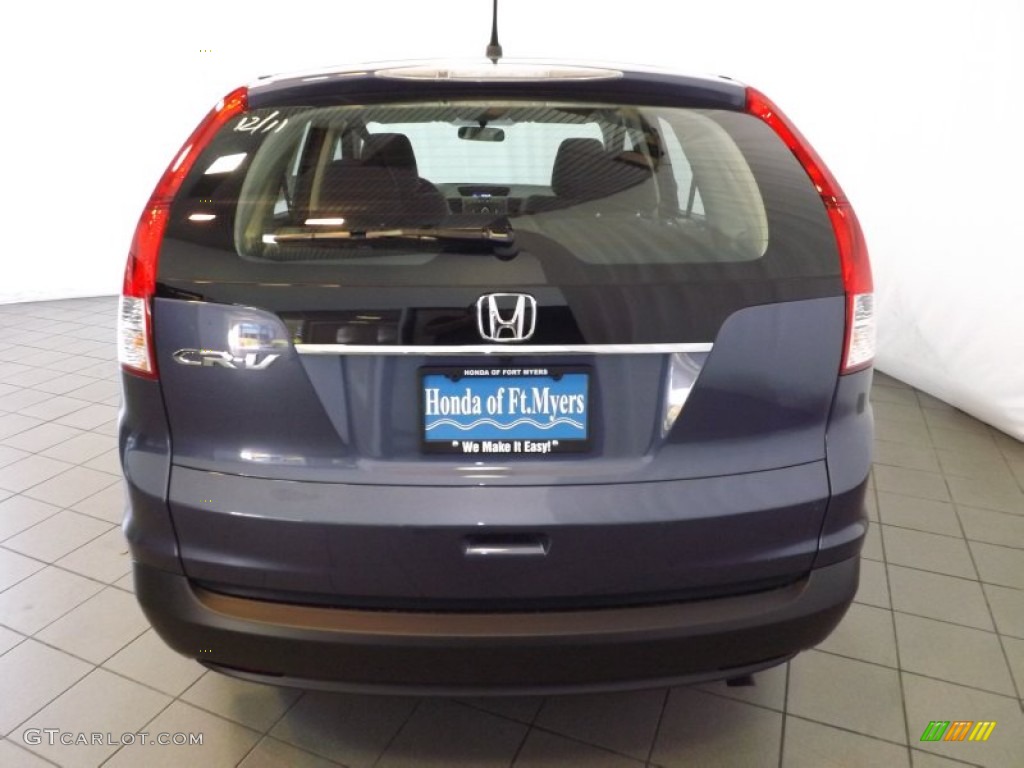 2014 CR-V LX - Twilight Blue Metallic / Gray photo #7