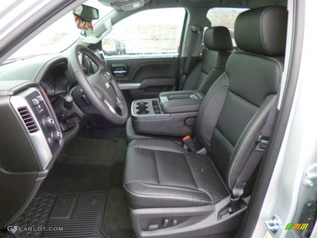 2014 Silverado 1500 LTZ Z71 Double Cab 4x4 - Silver Ice Metallic / Jet Black photo #10