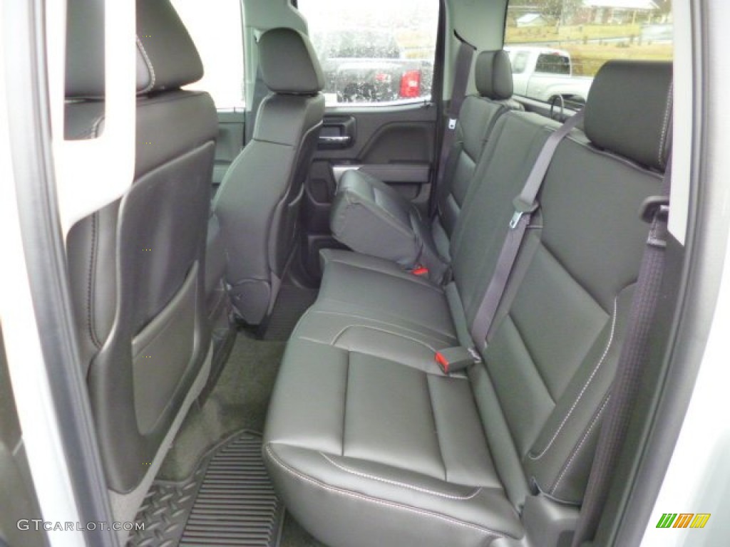 2014 Chevrolet Silverado 1500 LTZ Z71 Double Cab 4x4 Rear Seat Photo #89293800