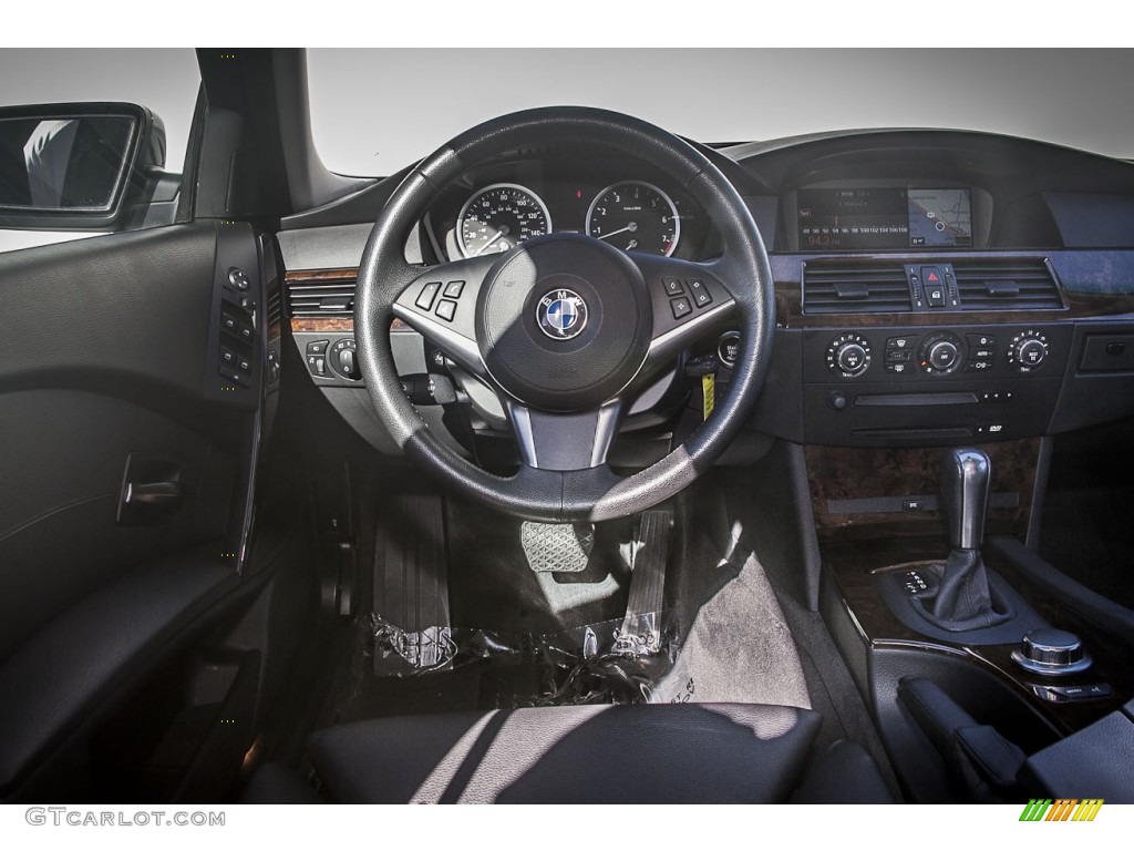 2007 5 Series 530i Sedan - Titanium Grey Metallic / Black photo #4