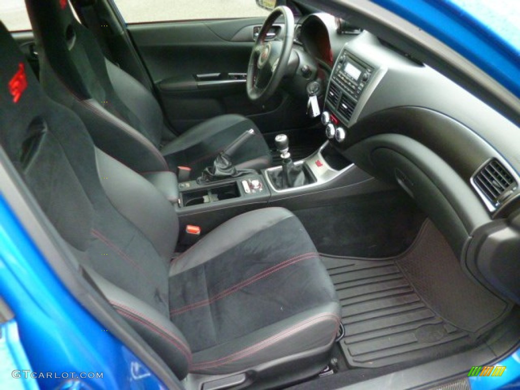 2012 Impreza WRX STi 4 Door - WR Blue Mica / STi Black Alcantara/Carbon Black photo #10