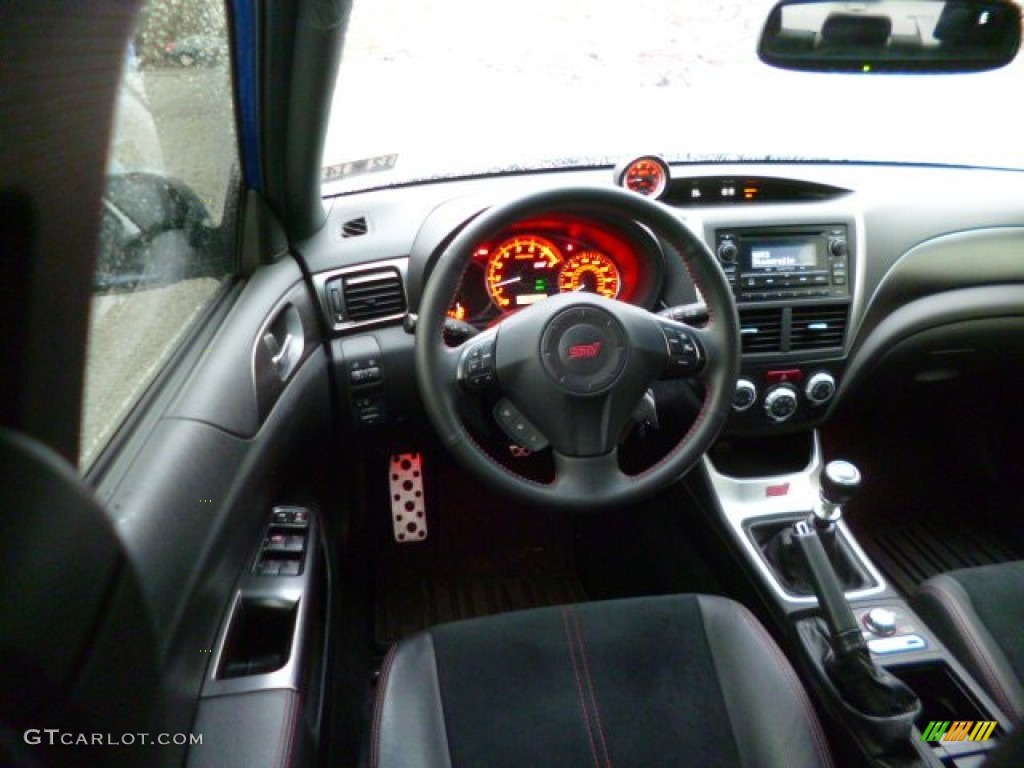 2012 Impreza WRX STi 4 Door - WR Blue Mica / STi Black Alcantara/Carbon Black photo #14