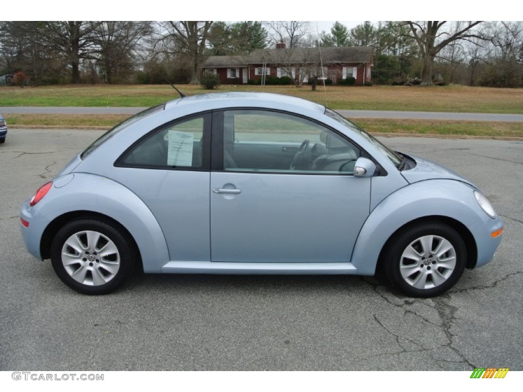 Heaven Blue Metallic 2009 Volkswagen New Beetle 2.5 Coupe Exterior Photo #89294730