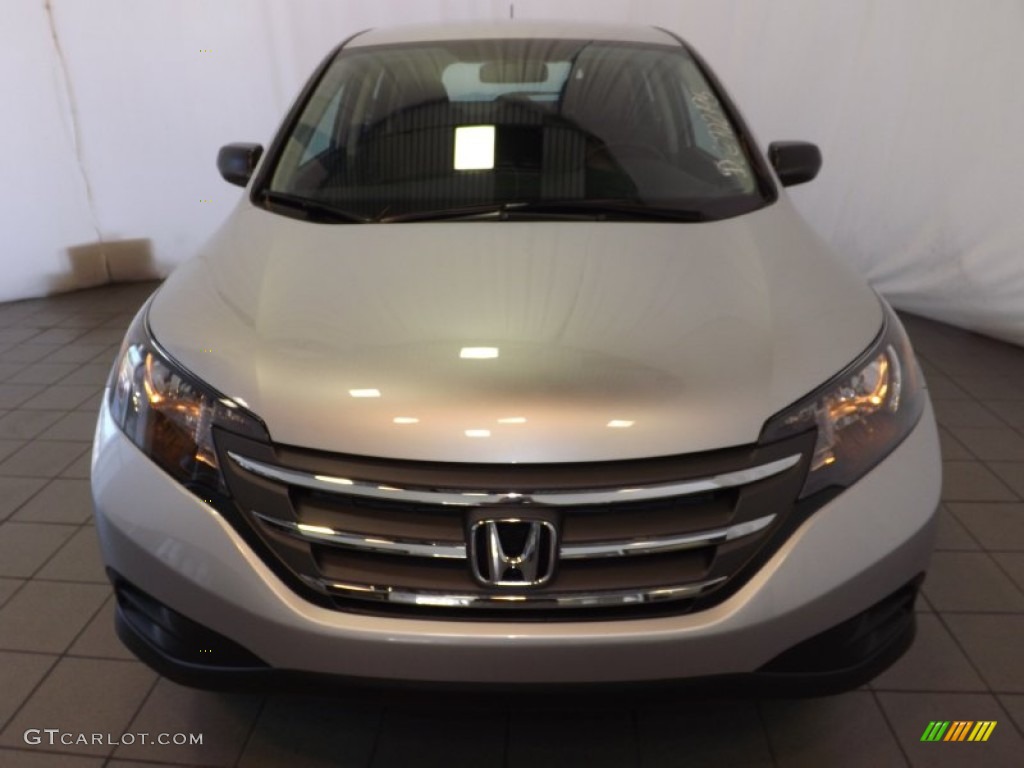 2014 CR-V LX - Alabaster Silver Metallic / Gray photo #2