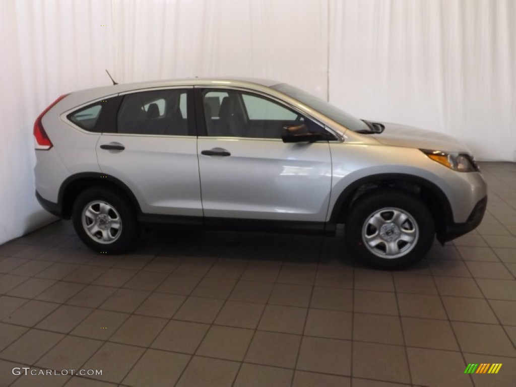 2014 CR-V LX - Alabaster Silver Metallic / Gray photo #5